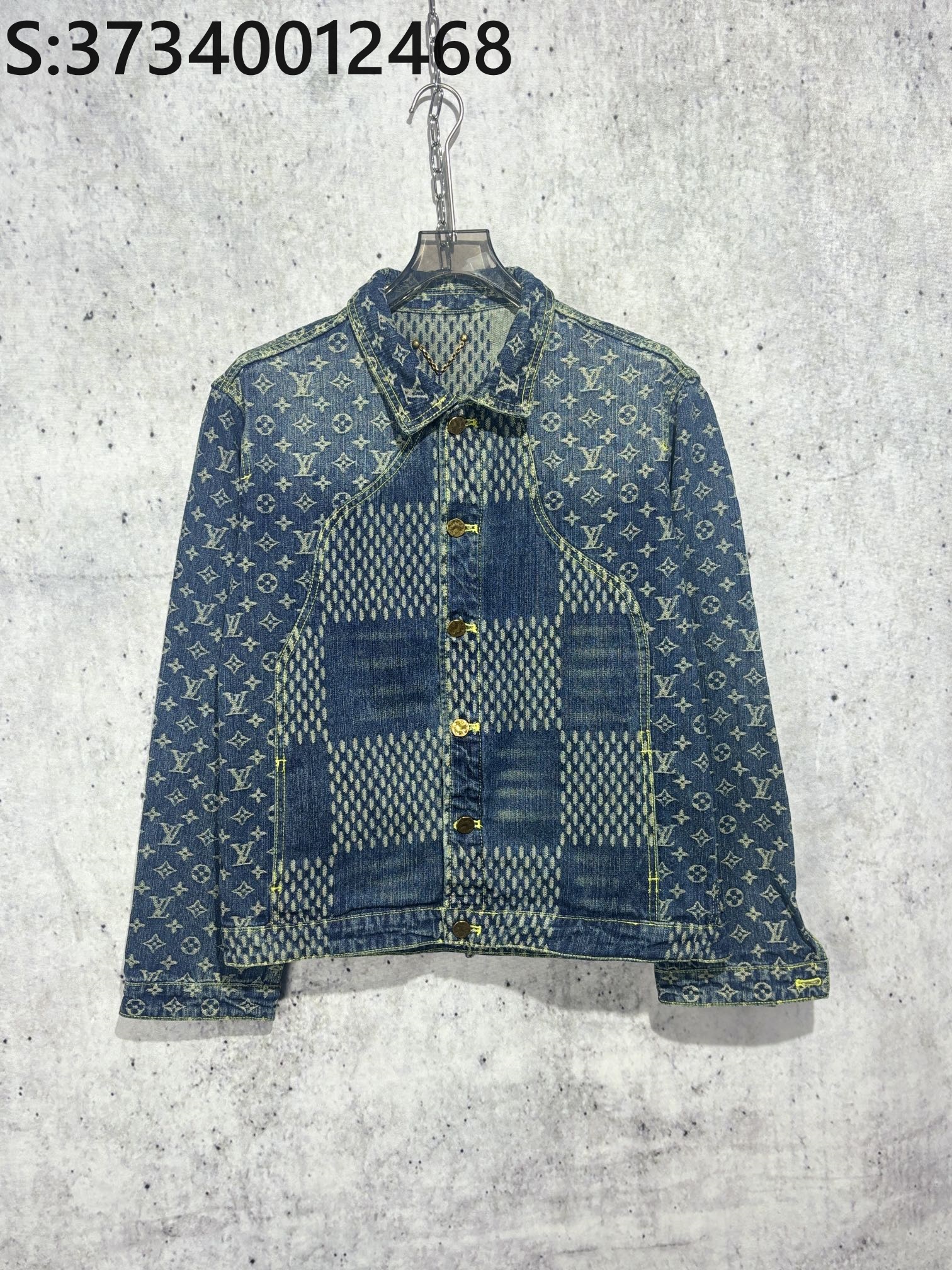 [사슬공장] 루이비통 니고 다미에 이음 데님 자켓 블루 LOUIS VUITTON
