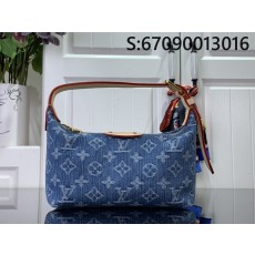 [88factory] 루이비통 힐스 포쉐트 모노그램 데님 블루 M82949 20.5*6*16cm 