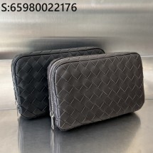 징 팩토리 보테가베네타 인트레치아토 미디엄 인트레치아토 지퍼 수납 파우치 765809 17*26.5*3.5cm 2컬러 