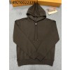 TJ공장 루이비통 23FW 베이직 단색 후드티 브라운 LOUIS VUITTON