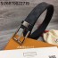 루이비통 퐁뇌프 3.5cm 다미에 벨트 블랙 LOUIS VUITTON