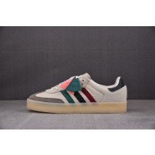 【纯原】KITH x Clarks x Ad Samba 三方联名板鞋 白灰 IE4032 아디다스