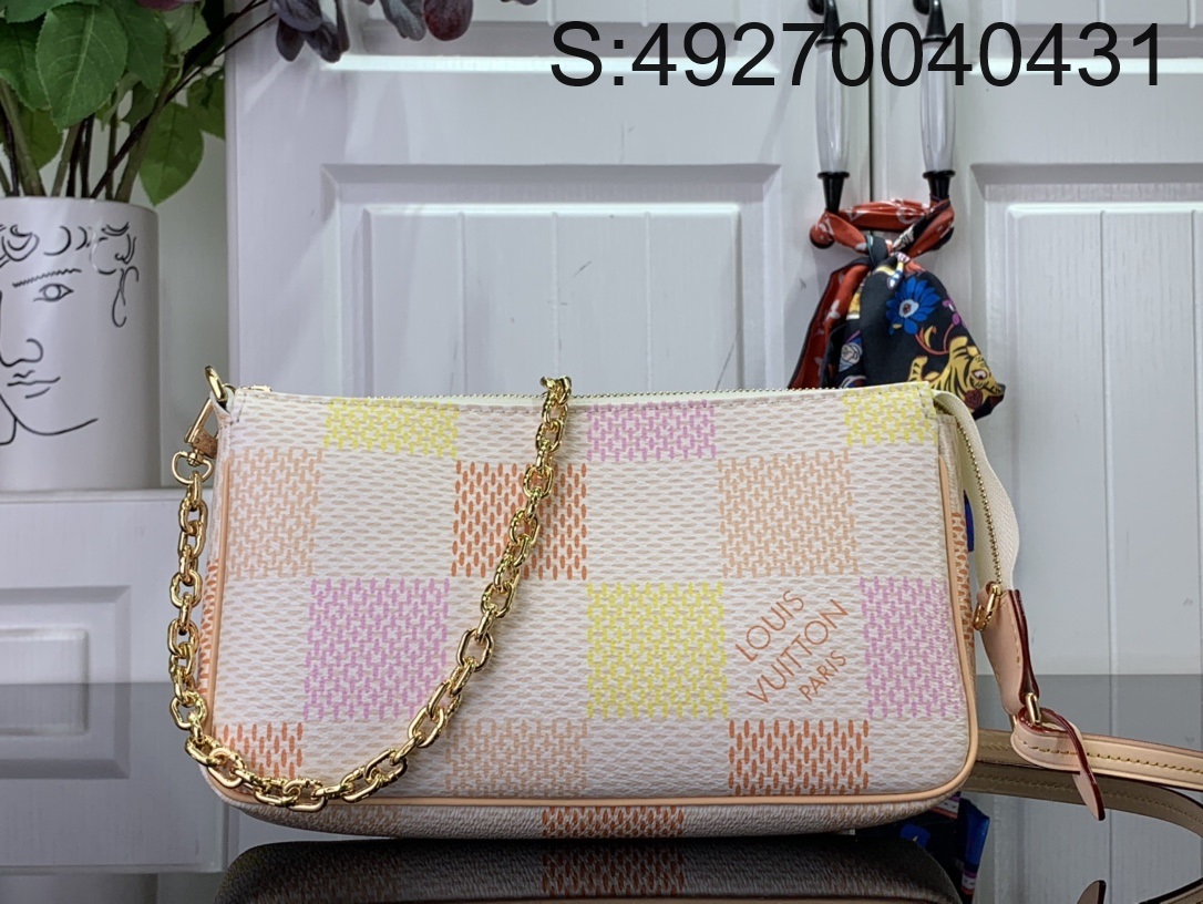 [88factory] 루이비통 포쉐트 악세수아 크로스백 M40642 23.5*13.5*4cm 핑크 LOUIS VUITTON