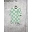 [사슬공장] 루이비통 모노그램 자카드 다미에 니트 반팔티 그린 LOUIS VUITTON