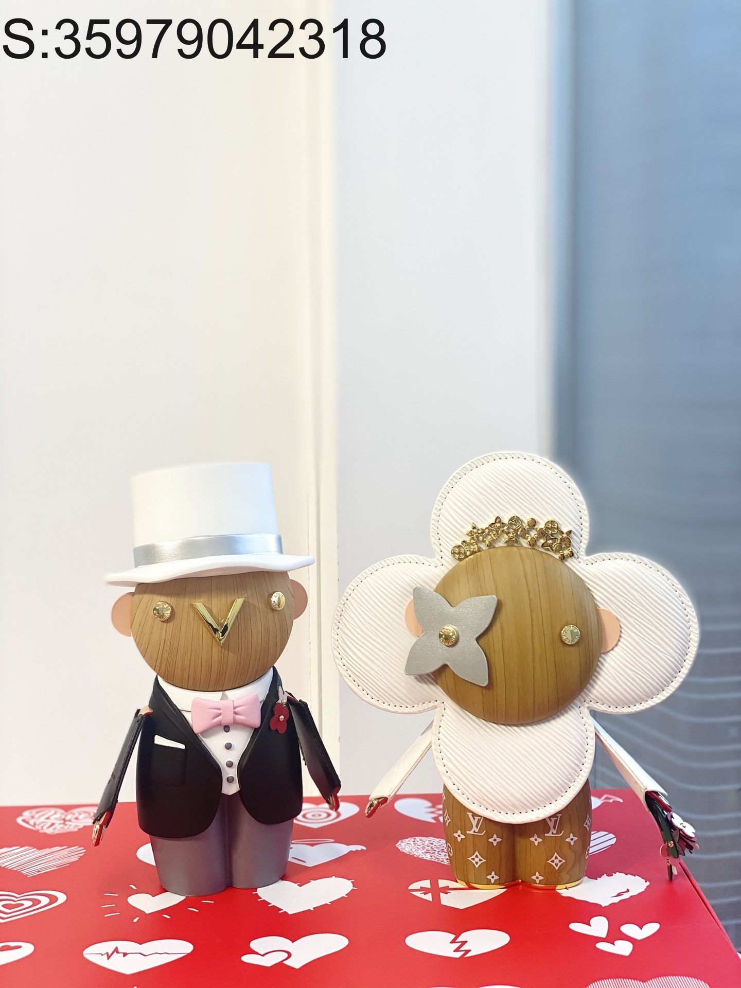AGG 루이비통 커플 선물 젠틀맨 VIVIENNE 인형 LOUIS VUITTON