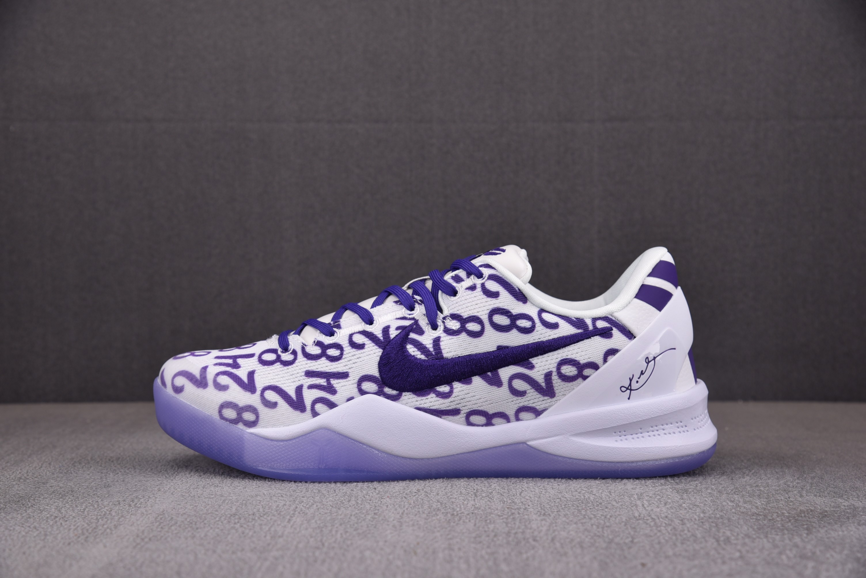 【S2】NK Kobe 8 Protro“Court Purple”白紫数字 FQ3549-100