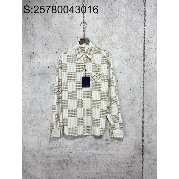 [사슬공장] 루이비통 점보 모노그램 다미에 긴팔 셔츠 LOUIS VUITTON