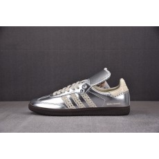 【TOP】Wales Bonner x Ad Originals Samba 联名板鞋 银色 IG8181