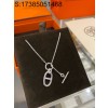 AGG 에르메스 은 목걸이 Hermes