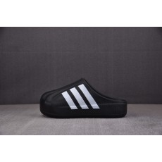 Adidas Originals AdiFOM Superstar EVA包头拖鞋 黑白 IG8277 아디다스