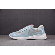 【ZG】PRADA 漆皮织物 蓝灰 ...