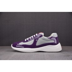 【ZG】PRADA 漆皮织物 紫银 ...