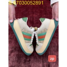 [HG] 구찌 커플 스크리너 가죽 띠 스니커즈 그린 Gucci