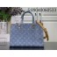 [88factory] 루이비통 렛 고 PM 모노그램 스카이 블루 데님 M24897 28*23*10.5cm
