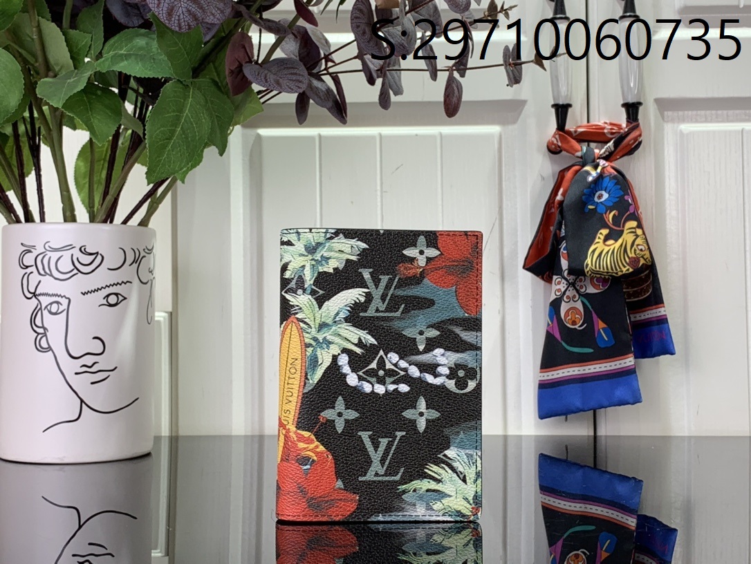 [88factory] 루이비통 모노그램 서핑 블랙 여권 카드지갑 M83479 10*14*2.5cm LOUIS VUITTON