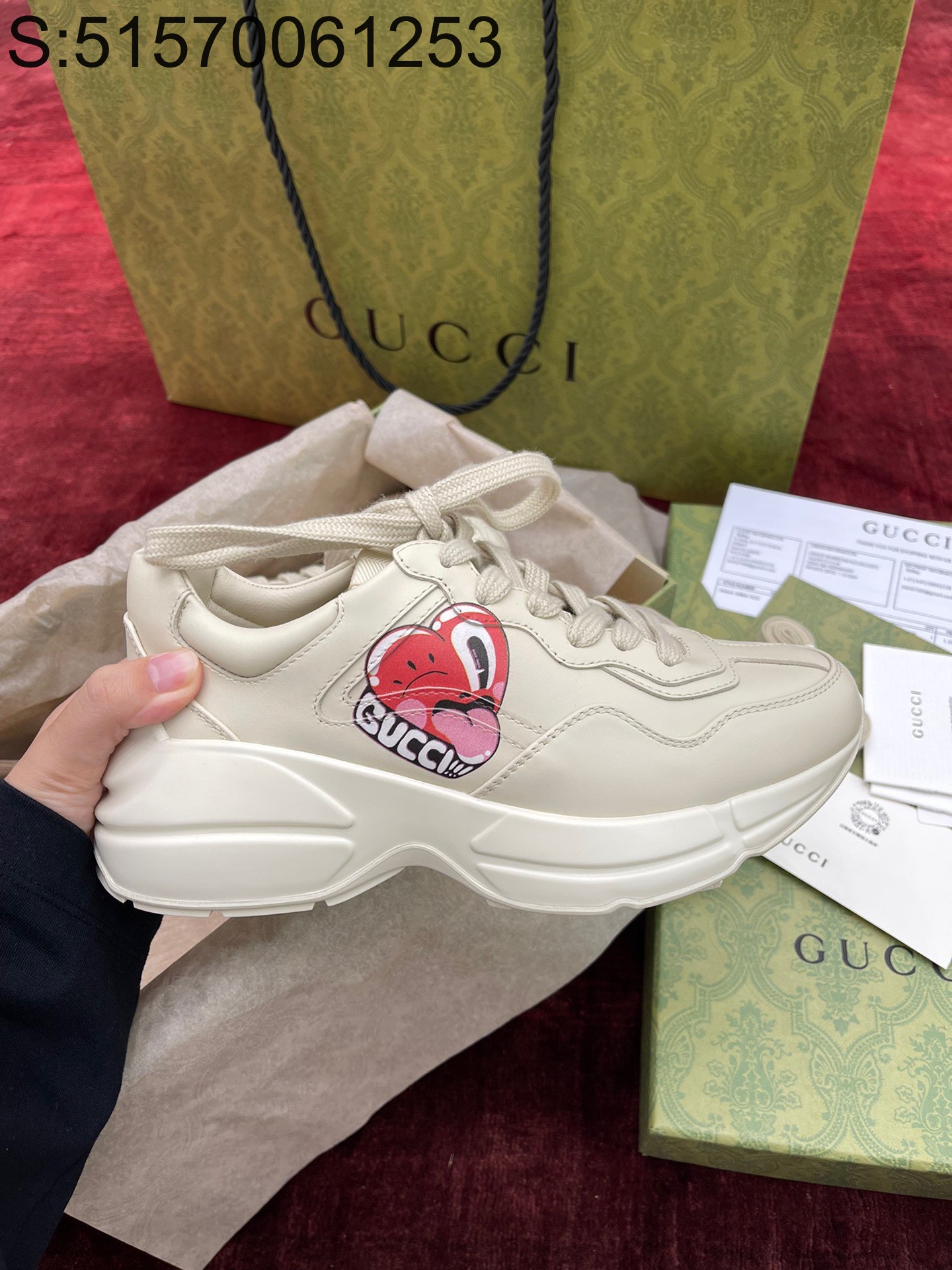 [WZ1] 구찌 모노그램 메롱 라이톤 여성용 Gucci