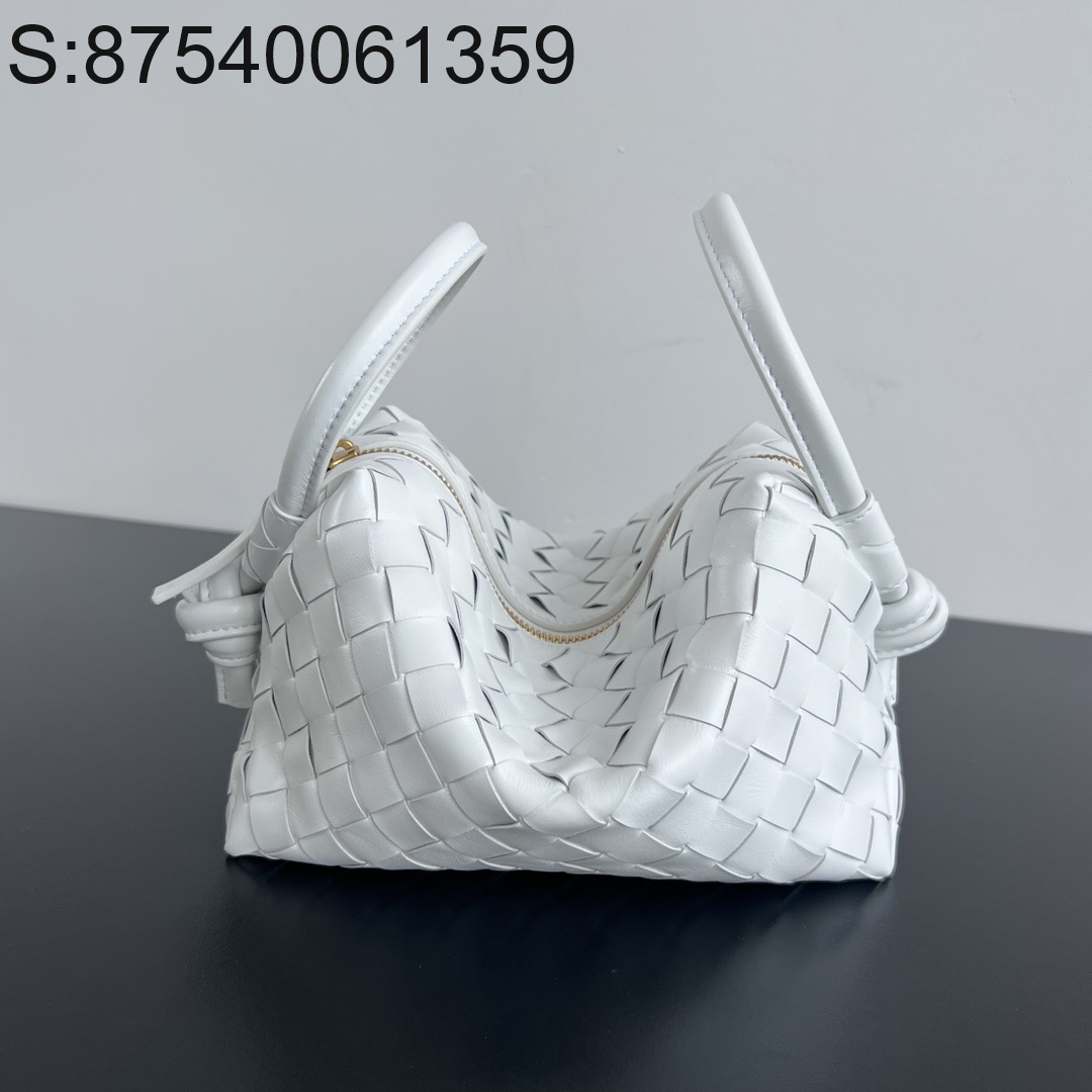 징 팩토리 보테가베네타 탑 핸들 루프 백 화이트 796615 19*12*9cm 