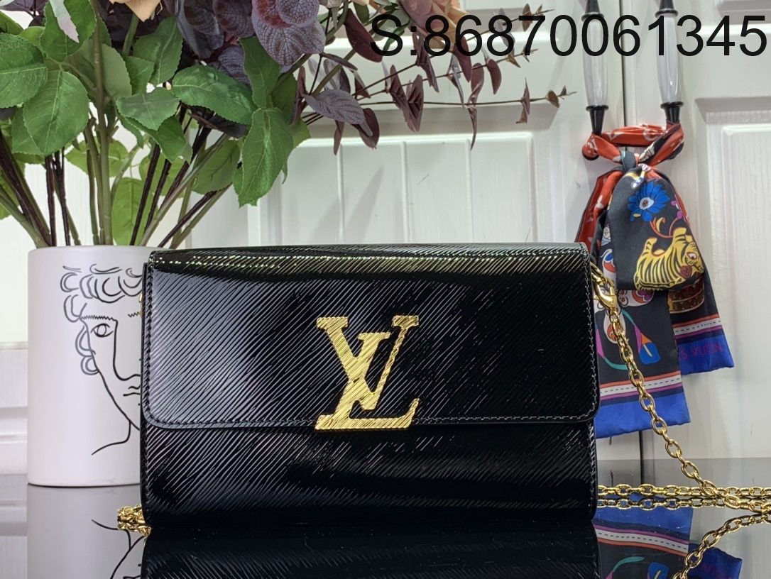 [88factory] 루이비통 포쉐트 루이즈 체인백 22*14*5cm M23756 블랙 LOUIS VUITTON