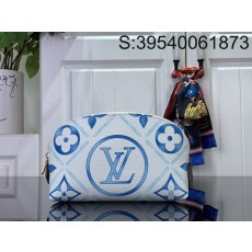 [88factory] 루이비통 포쉐트 코스메티크 블루 19*12*6cm M11239