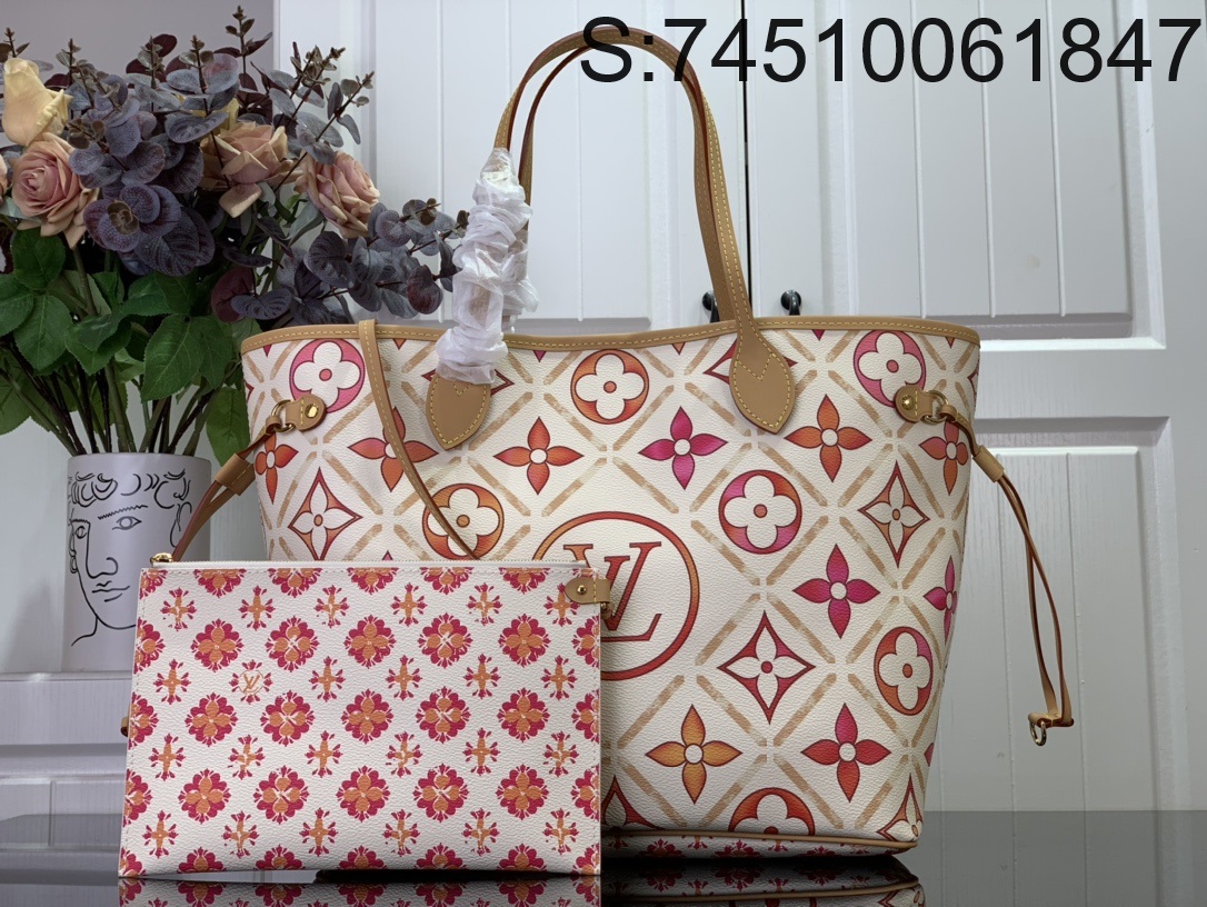 [88factory] 루이비통 네버풀 MM 코랄 31*28*14cm M25317 