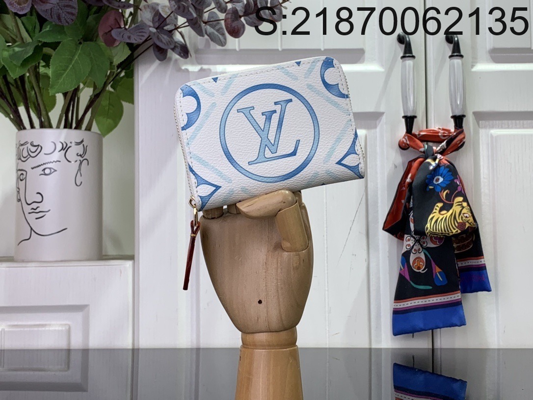 [88factory] 루이비통 지피 코인 퍼스 지갑 블루 M83658 11*8.5*2cm LOUIS VUITTON