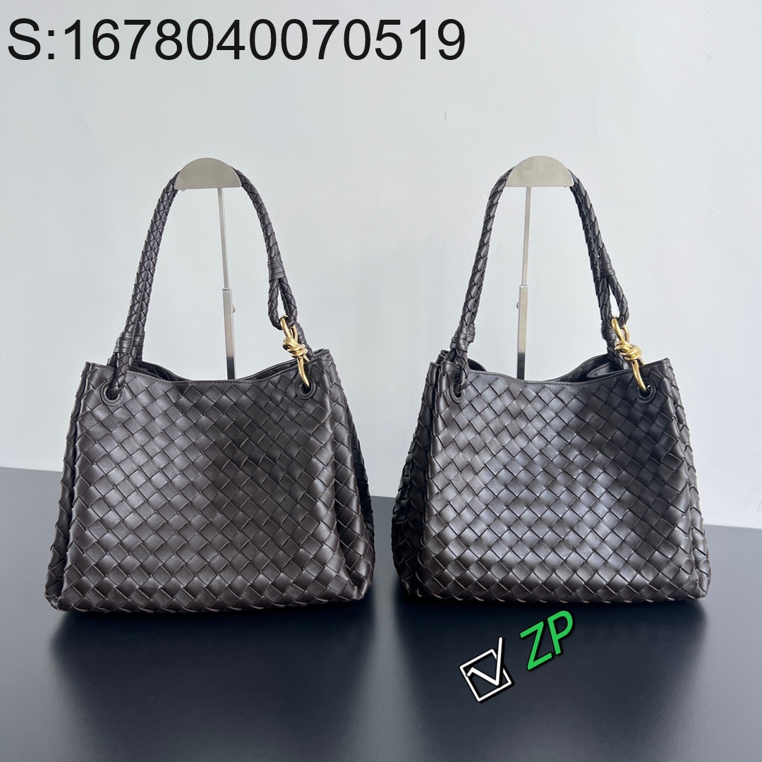 징 팩토리 보테가베네타 라지 파라슈트 796571 30*26*20cm 초콜릿 