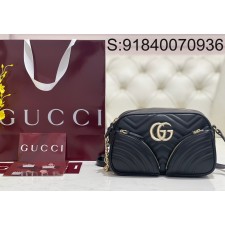 [JHL] 구찌 GG 마몽 스몰 숄더백 798715 24.5*15*9cm 블랙 