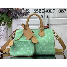 [88factory] 루이비통 스피디 P9 반둘리에 25 모노그램 M11562 25cm 라이트 그린 