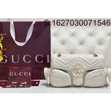 [JHL] 구찌 GG 마몽 스몰 멀티 포켓백 795228 25.5*15*7cm 화이트 