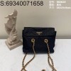 black frame 공장 프라다 체인 리나일론 백 1BD620 25*21*5cm 블랙 