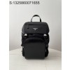 black frame 공장 프라다 리나일론 및 사피아노 가죽 백팩 블랙 2VZ135 45*27*17cm 