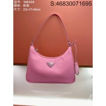 black frame 공장 프라다 리에디션 리나일론 미니백 1NE204 22*18*6.5cm 핑크 