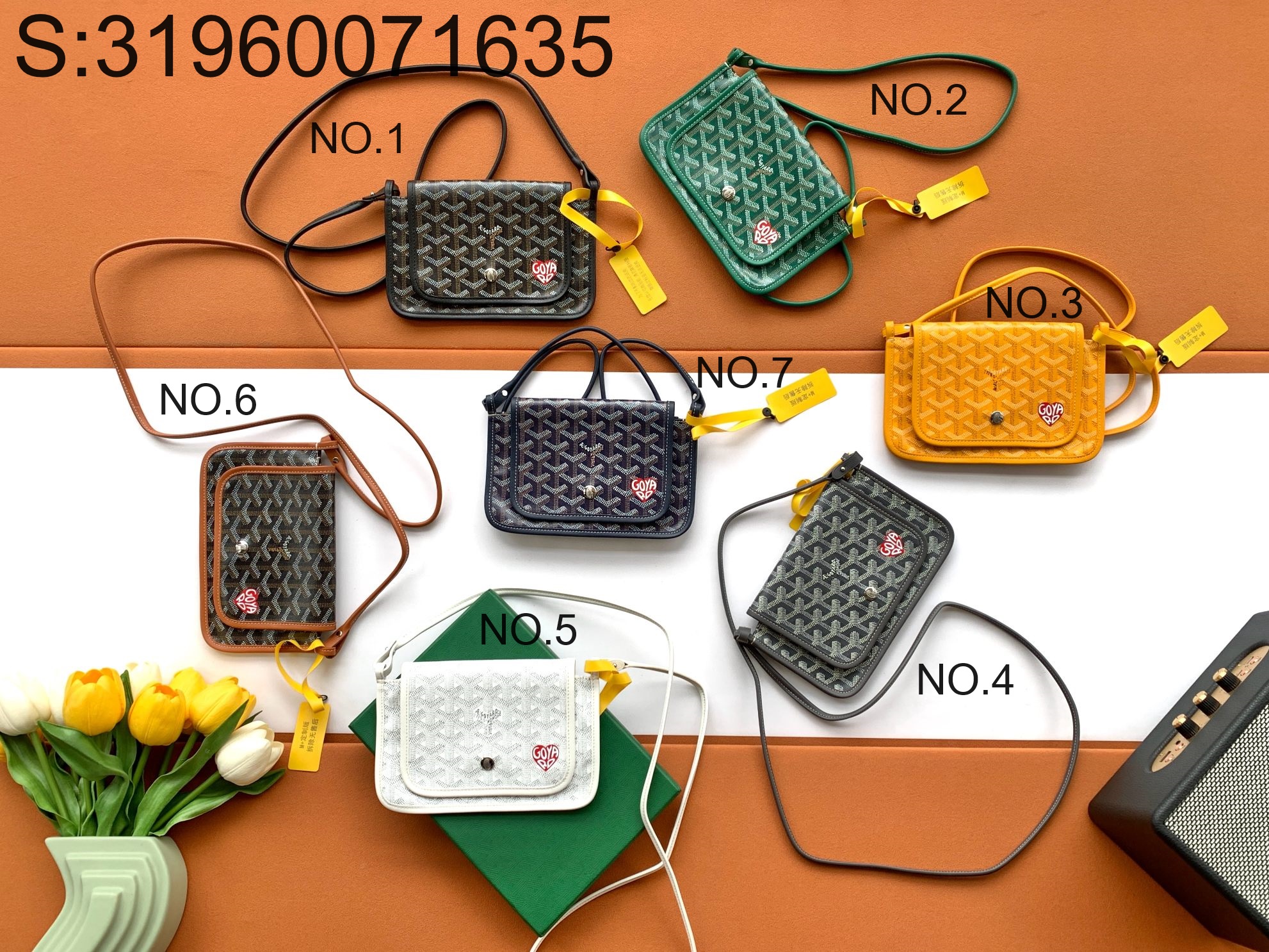 [리미티드] 고야드 플뤼메 클러치 지갑 14*2.5*20.5cm 7컬러 8015