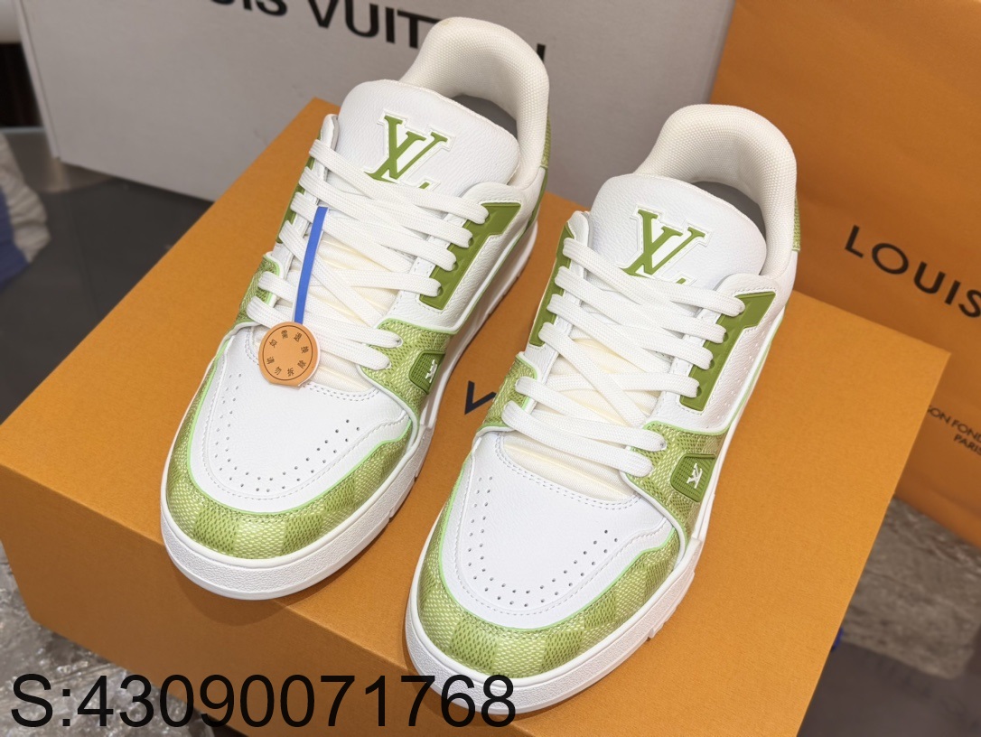 [152] 루이비통 LV 다미에 이음 54# 스니커즈 라이트 그린 LOUIS VUITTON