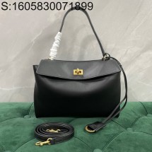 [dxg] 발렌시아가 로데오 스몰 핸드백 빈티지 골드 장식 28.9*20*9.9cm 블랙 