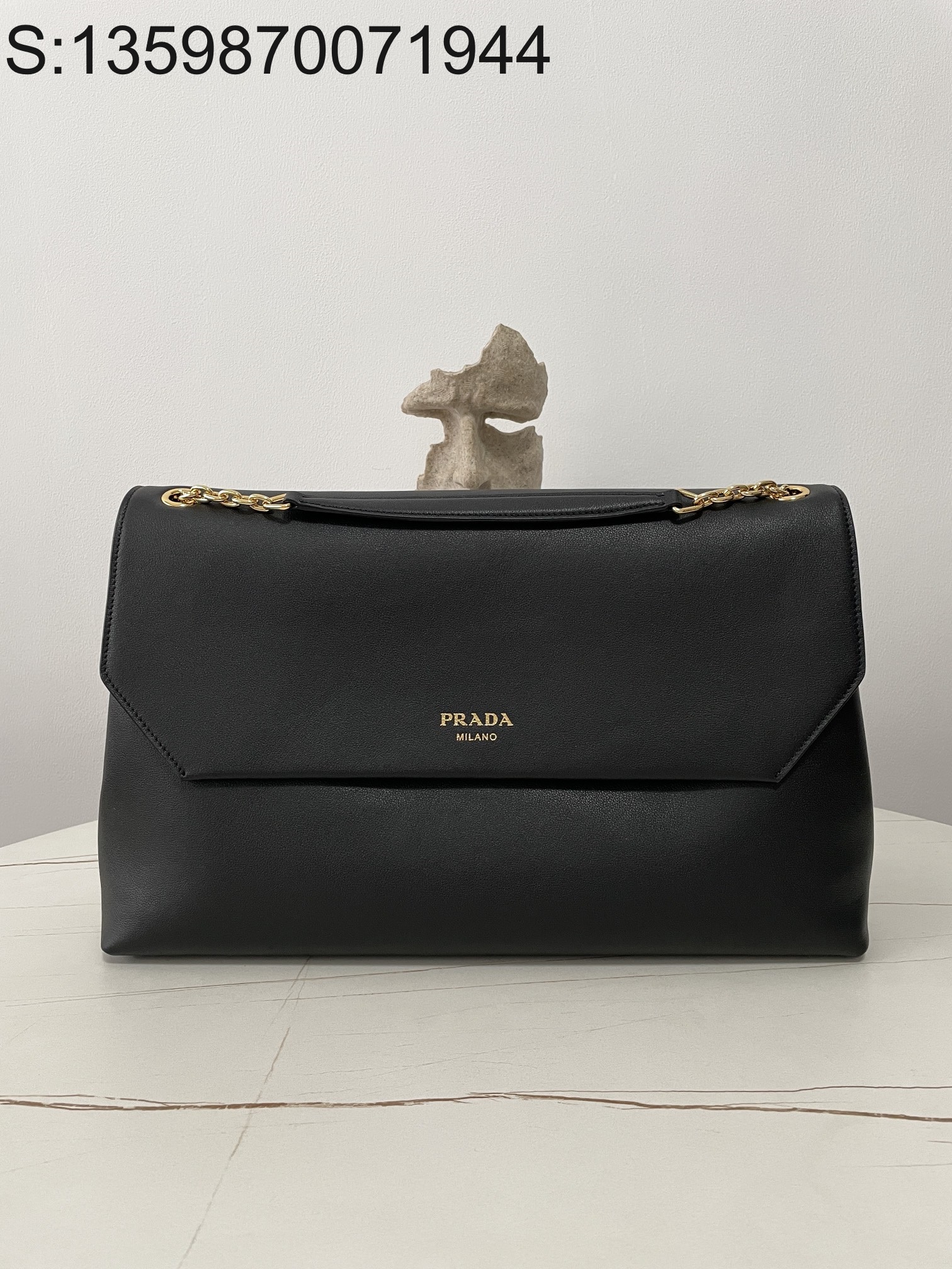 black frame 공장 프라다 라지 숄더백 1BD368 39*25*12cm 블랙 