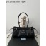 black frame 공장 프라다 보니 미디엄 가죽 핸드백 1BA426 32*15.5*12cm 블랙 