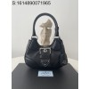 black frame 공장 프라다 문 패딩 나파 백 1BA381 7.5*22.5*16cm 블랙 