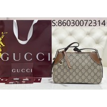 [JHL] 구찌 GG 엠블럼 숄더백 815218 24.5*16*6cm 브라운 