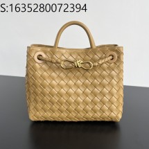 징 팩토리 보테가베네타 스몰 안디아모 743568 25*22*10.5cm 라이트 커피 
