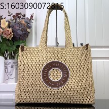 [88factory] 루이비통 온더고 MM 라피아 M24723 37.5*30*17cm 