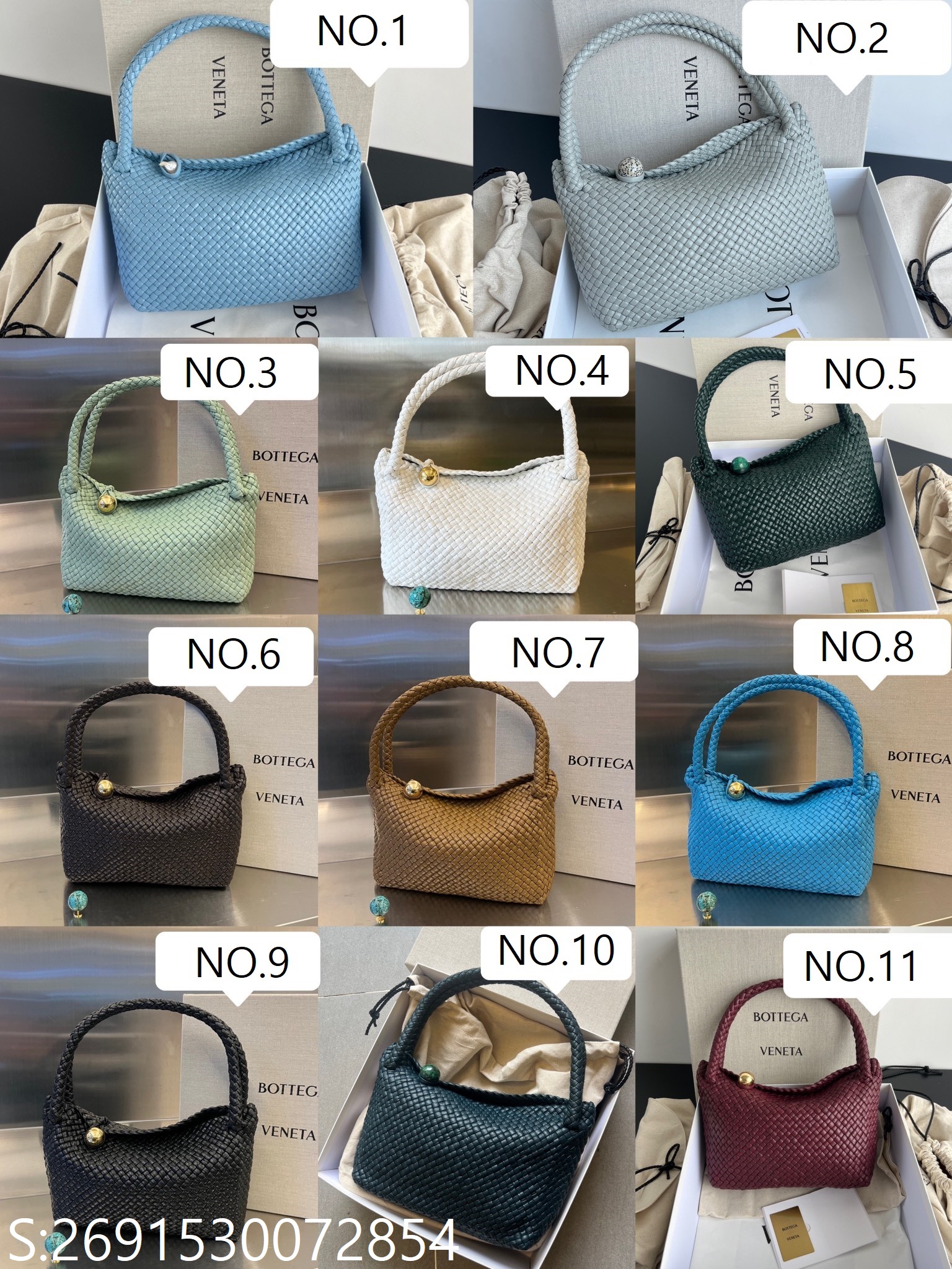 징 팩토리 보테가베네타 토스카 716974 27*18*8cm 11컬러