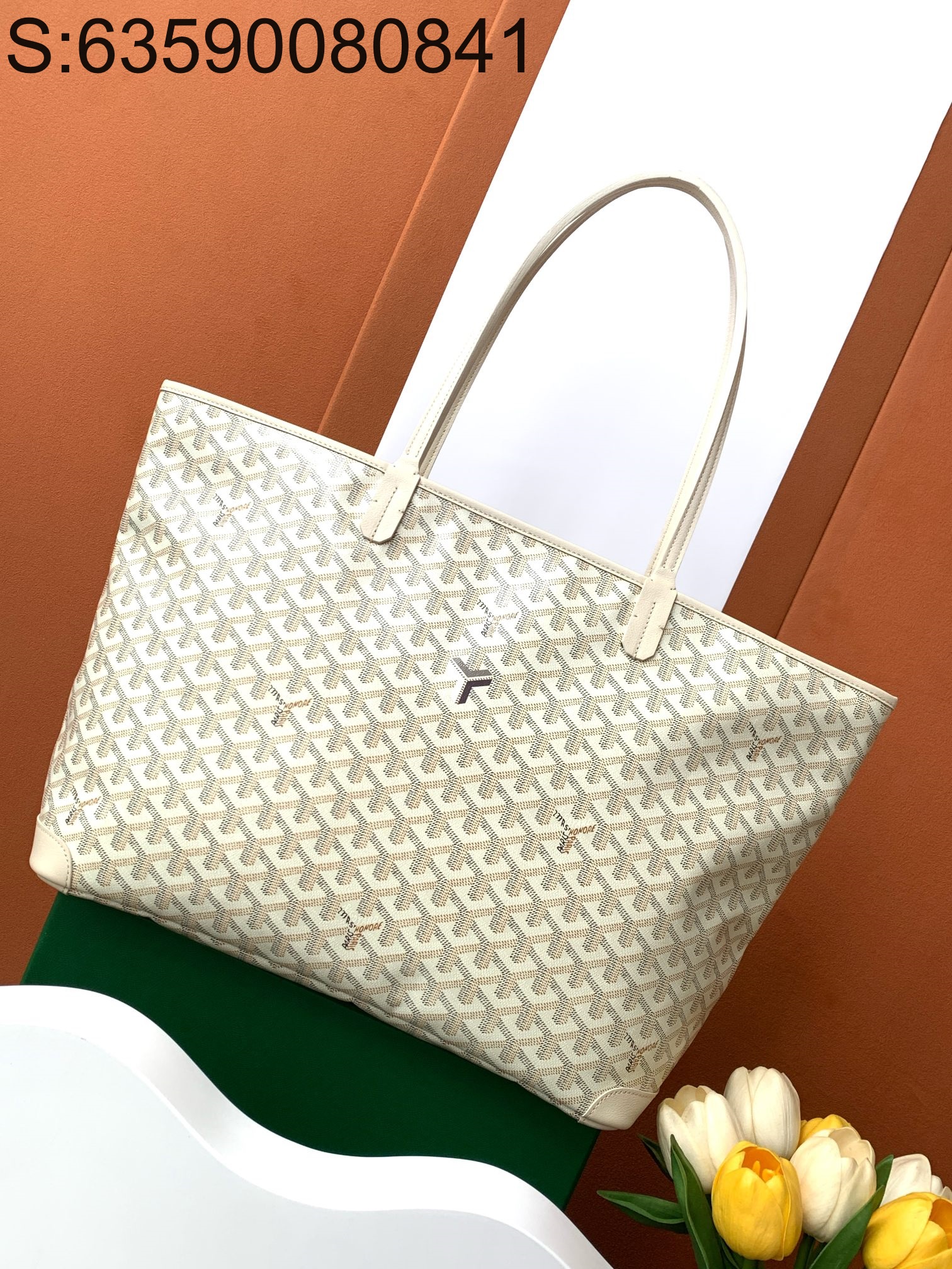 [리미티드] 고야드 아르투아 백 미디엄 30*17*50cm 화이트 