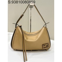 [니콜] 펜디 심플리 자카드 패브릭백 미디움 33*5*20cm 라이트 브라운 