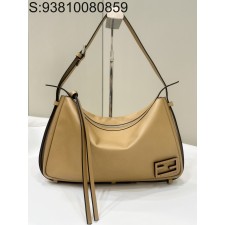 [니콜] 펜디 심플리 자카드 패브릭백 미디움 33*5*20cm 라이트 브라운 