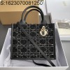 [JHL] 디올 스몰 디올 북 토트백 블랙 트위드 26.5*21*14cm 