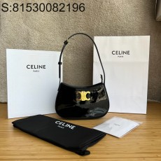 JXG 셀린느 에나멜 미디엄 틸리 백 23*13*4cm 115703 블랙 