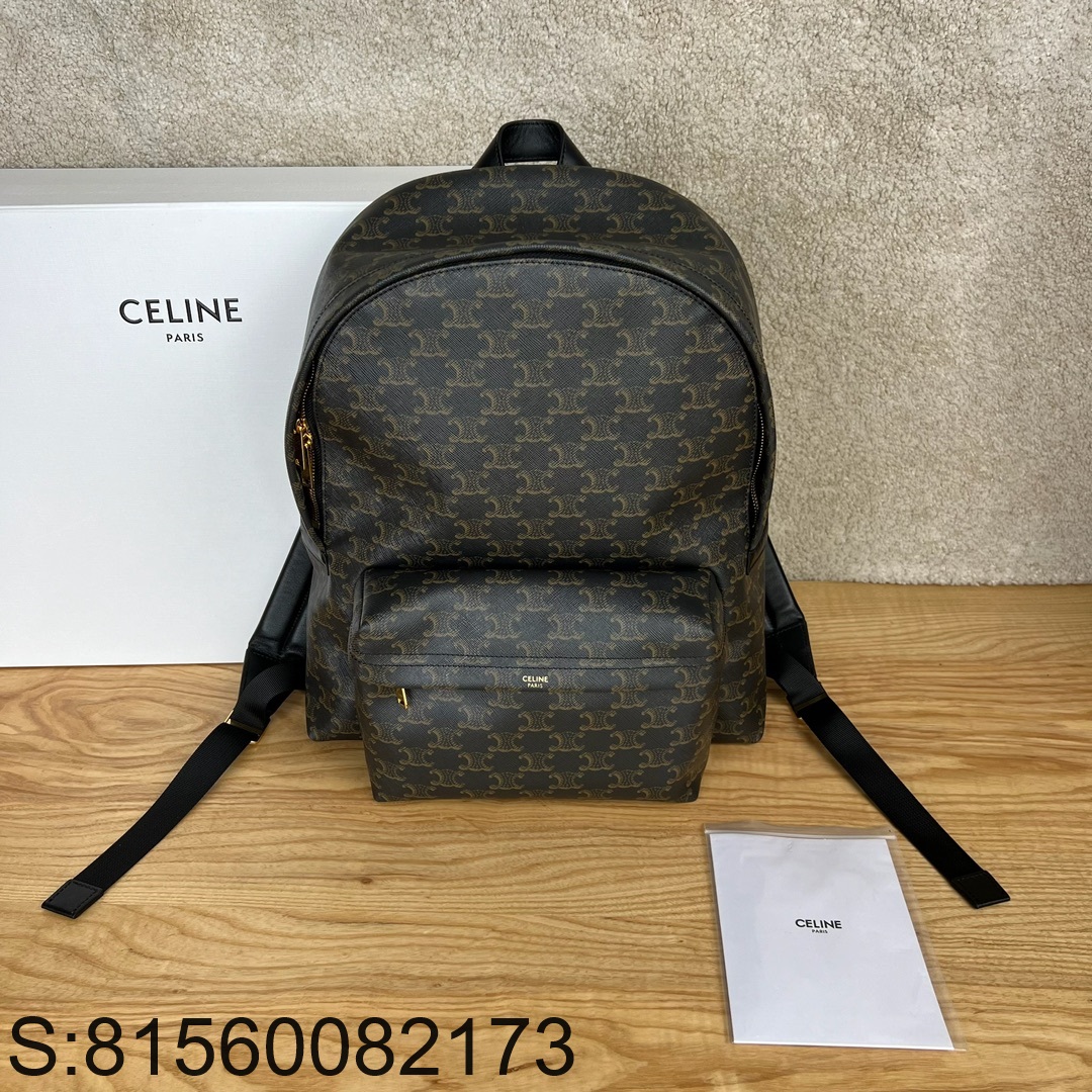 JXG 셀린느 트리옹프 캔버스 미디엄 백팩 33.5*38*13cm 