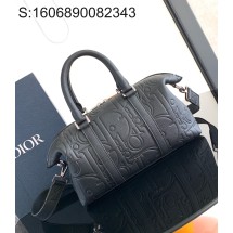 [JHL] 디올 위켄더 디올 그래비디 레더 그레인드 카프스킨 블랙 31*18*12cm 