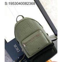 [JHL] 디올 라이더 2.0 백팩 디올 그래비티 레더 그레인드 카프스킨 카키 29*40*17cm